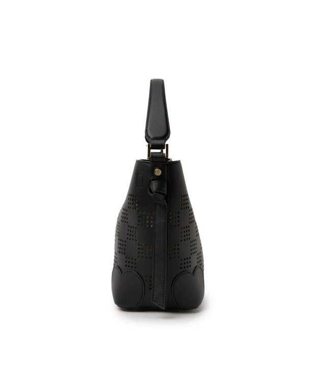 LANVIN en Bleu ペルフォレ 2wayバッグ ブラック