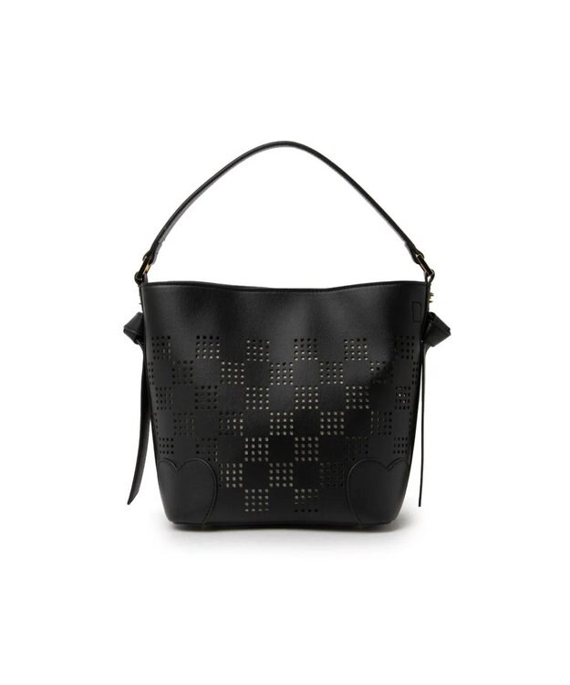 LANVIN en Bleu ペルフォレ 2wayバッグ ブラック