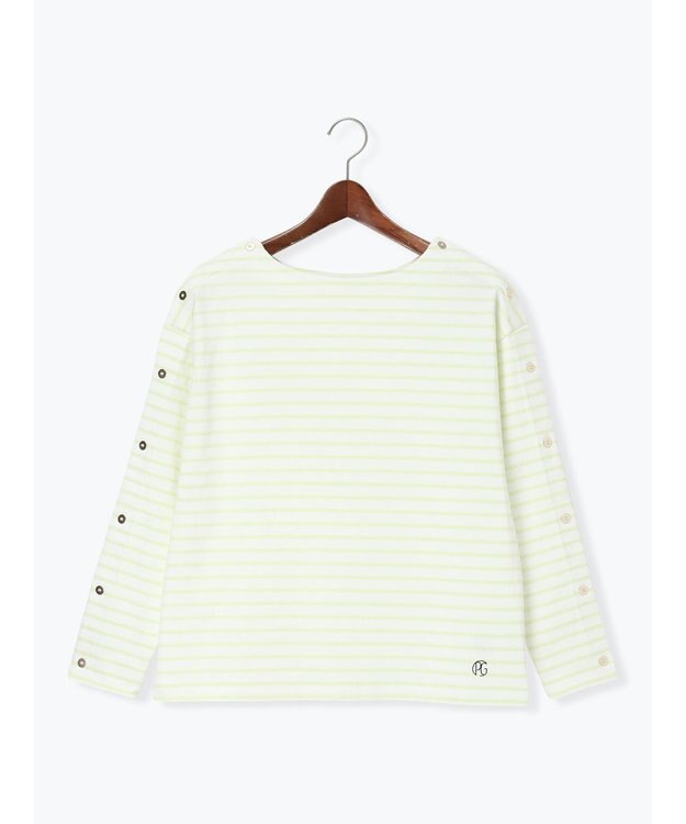 Te chichi ショルダー釦ボーダーカットソー ミント