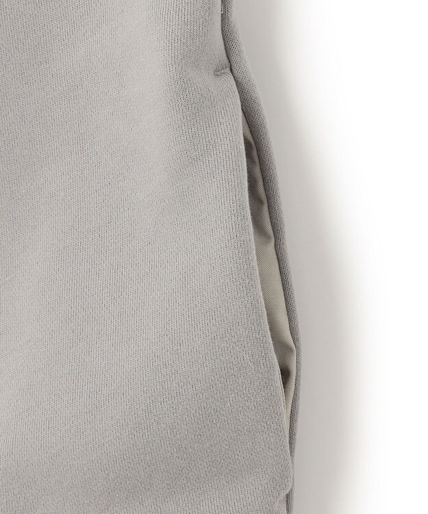 J.PRESS YORK STREET 【UNISEX】フルジップ裏毛ロゴパーカー ベージュ系