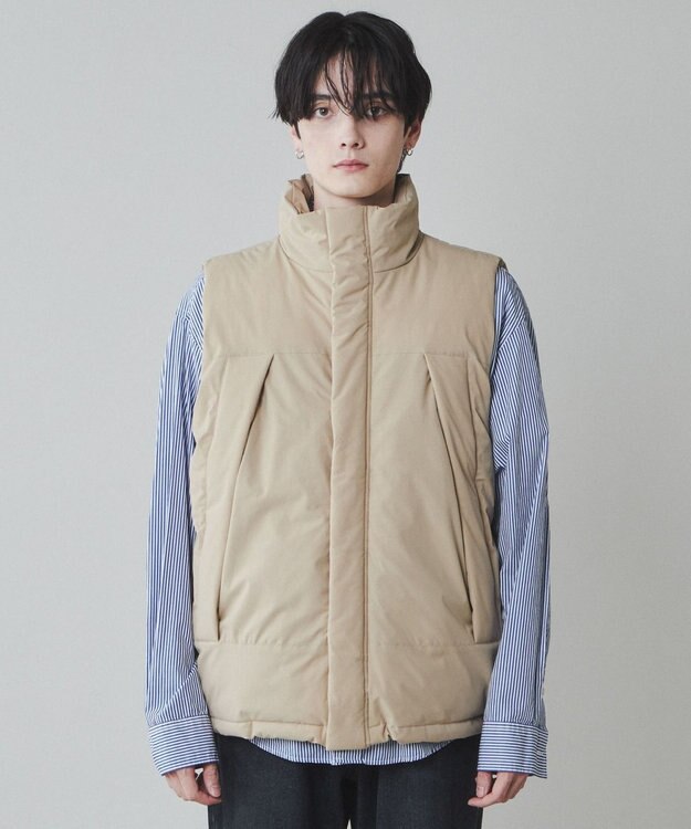 WEGO SORONA（R）　ミリタリーパテッドベスト ベージュ