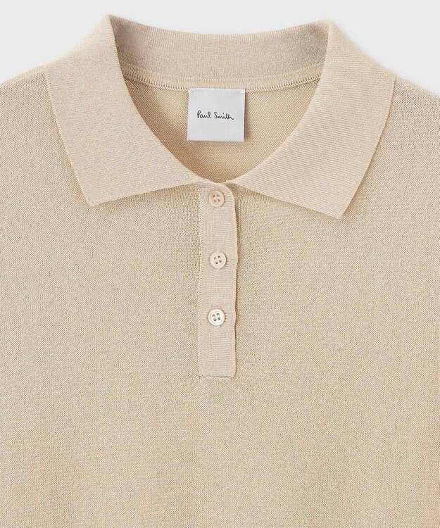 Paul Smith 【洗える】 ルレックス ニットポロシャツ エクリュ