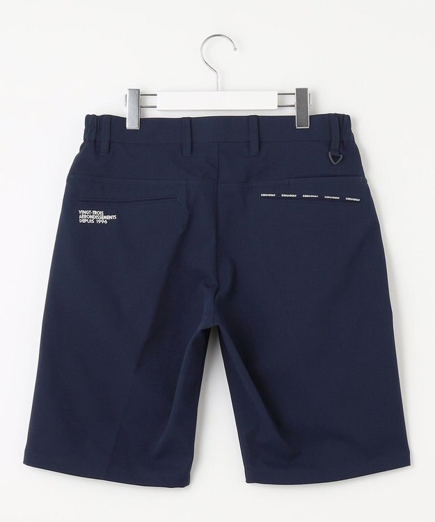 23区GOLF 【MEN】「TEXBRID」軽量ストレッチハーフパンツ ネイビー系