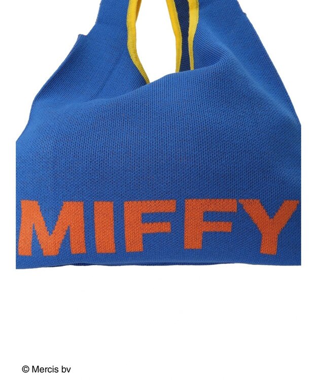 Green Parks ｍｉｆｆｙ／ジャガードニットバッグ Blue