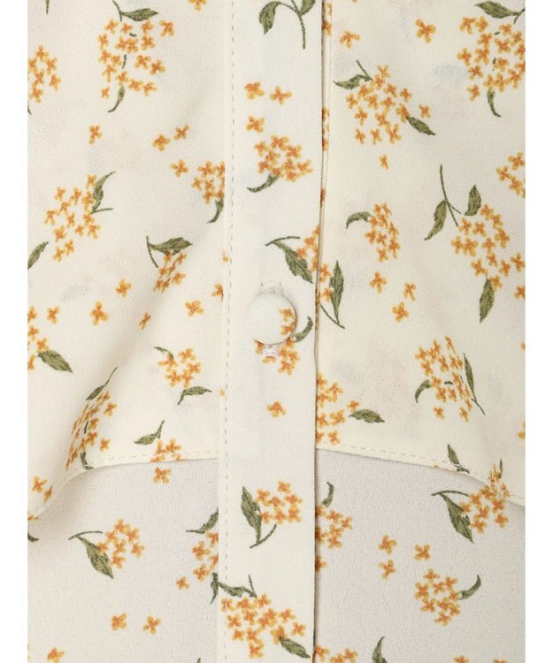 earth music&ecology キンモクセイ柄ワンピース Beige