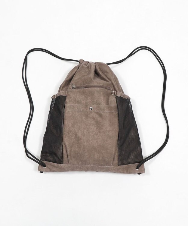 WEGO サイドメッシュポケットナップサック ブラウンその他