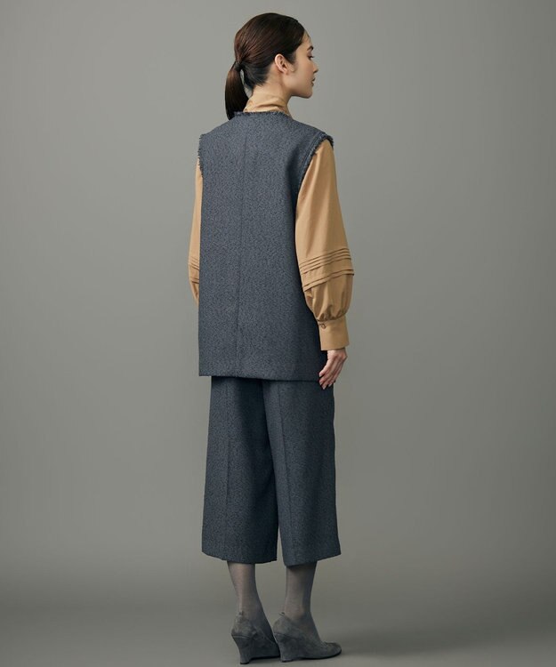 自由区 【カタログ掲載】ブライトリングツイード ジレ スレート