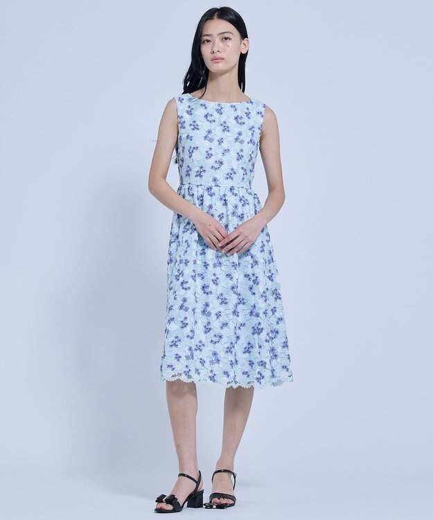 TOCCA HYDRANGEA IN RAIN ドレス サックスブルー系7