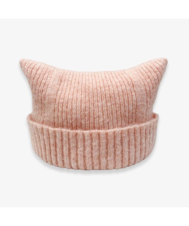 林八百吉商店 un chapeau  ネコ耳ニットワッチ ピンク