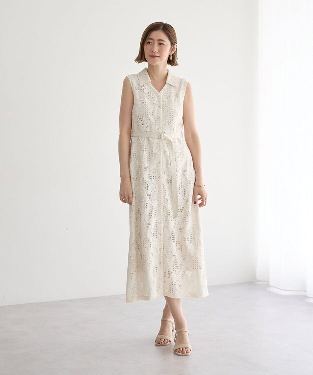 YECCA VECCA レースワンピース Ivory