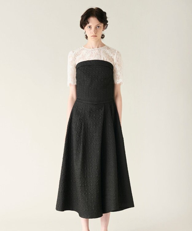 GRACE CONTINENTAL ビスチェsetワイドパンツ ブラック