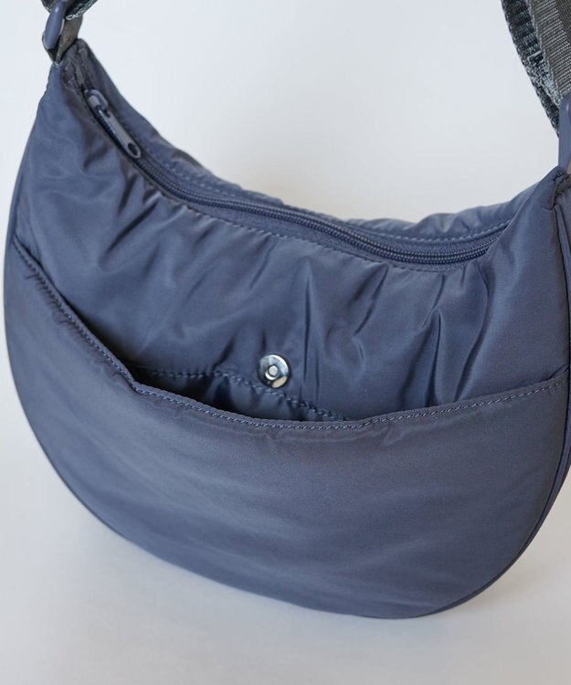 WEGO カラーハーフムーンショルダー グレー