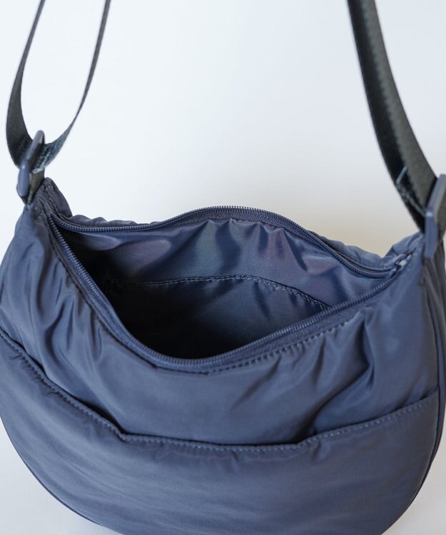 WEGO カラーハーフムーンショルダー グレー