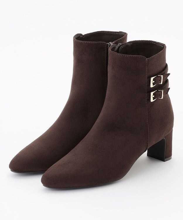 ANY SIS 【23.0～24.0cm】ベルト付き ブーツ ブラウン