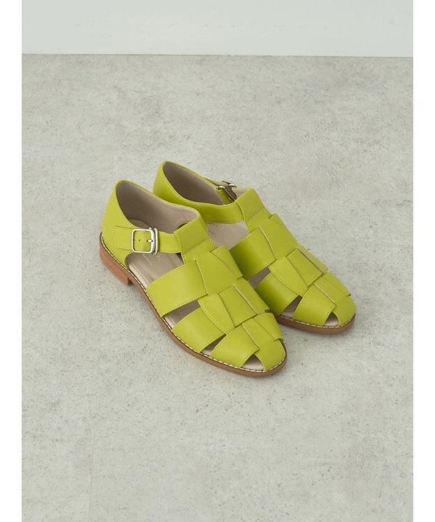 earth music&ecology ＯＲｉｅｎｔａｌＴＲａｆｆｉｃ　グルカシューズ Lime Green