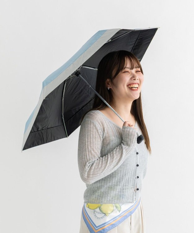 earth music&ecology 【予約】earth×Wpc.コンパクト日傘 Blue