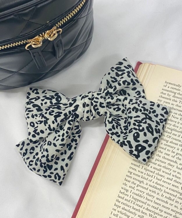 WEGO BIGリボンバレッタ 柄1