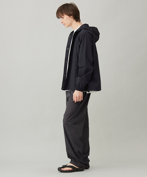 UNFILO MENS LIGHT MOVE ワイドパンツ チャコール