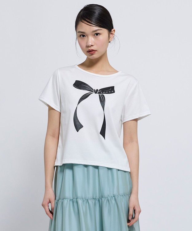 TOCCA SWEET LOVE Tシャツ アイボリー系