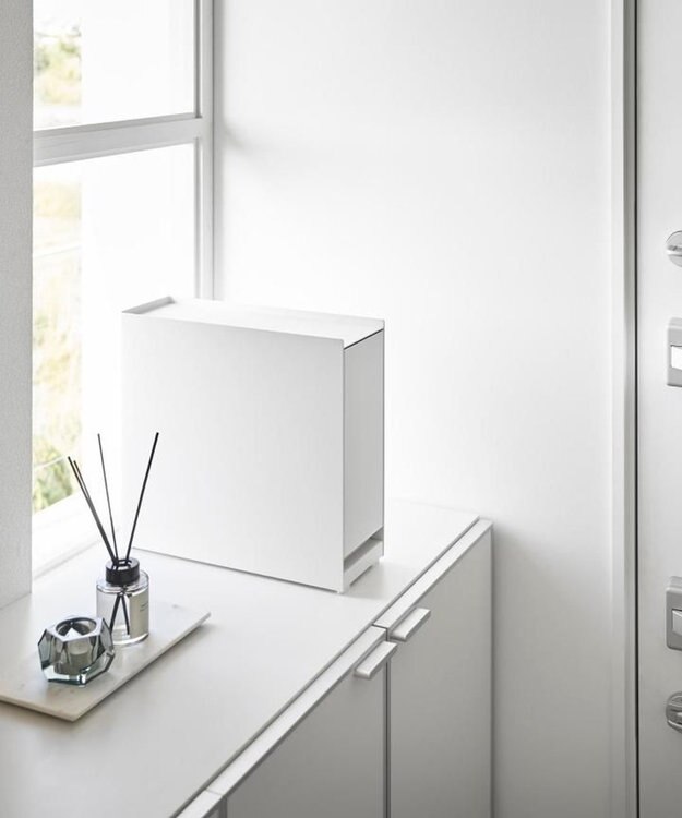 tower 隠せる引き出し収納 タワー ホワイト ホワイト