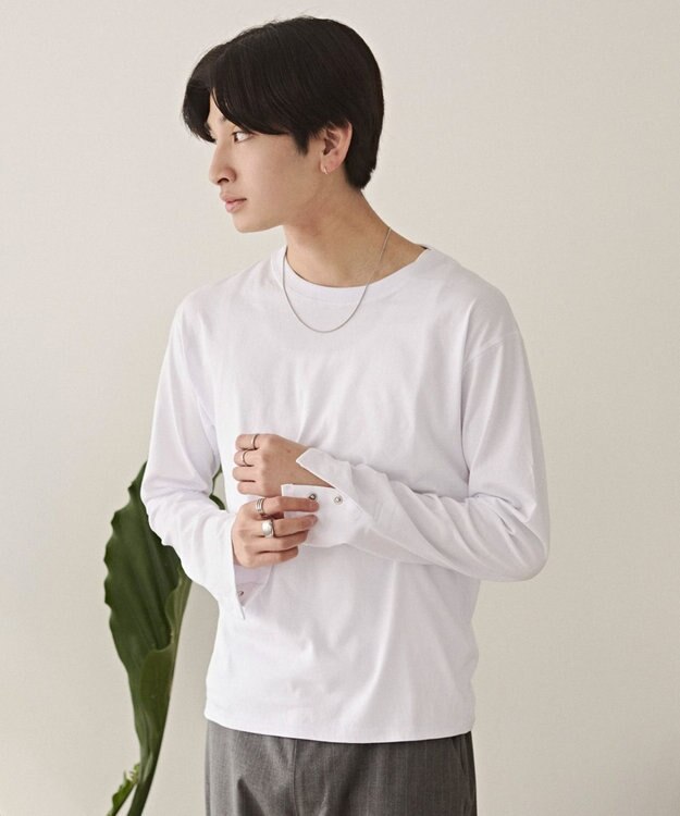 WEGO フレアスリーブT（LS） ホワイト