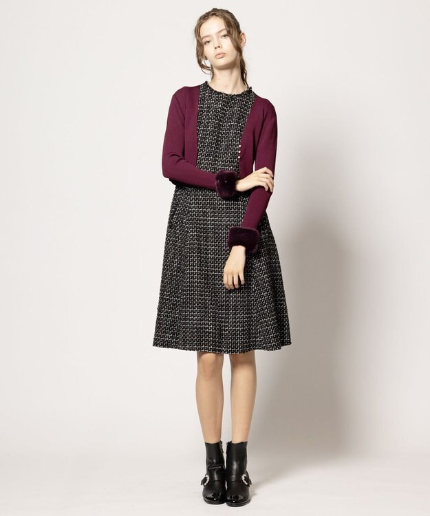 TOCCA BOOM KNIT ボレロ ワイン系