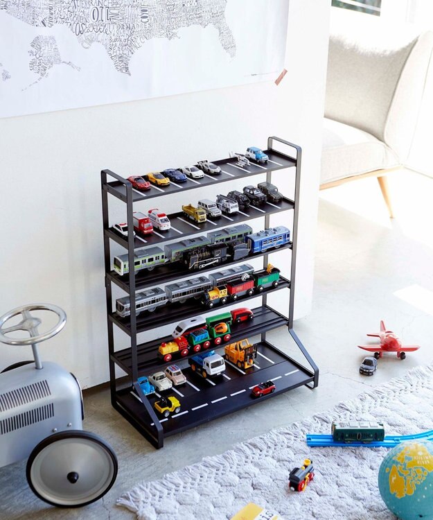 tower ミニカー&レールトイラック タワー ブラック ブラック