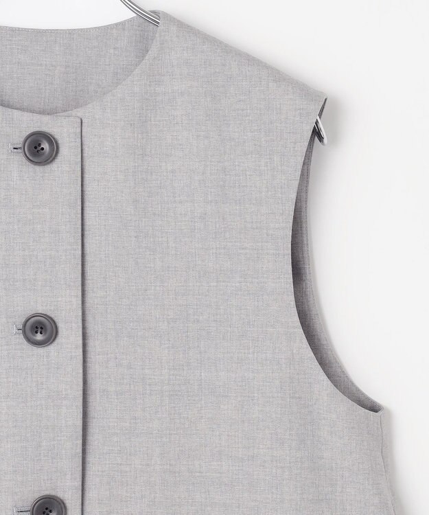 #Newans チュニックジレ グレー