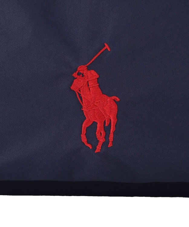 MOONBAT POLO RALPH LAUREN(ポロ ラルフローレン) 2WAYレインバッグカバー POLO PONY 撥水加工 レインバッグ ディープブルー