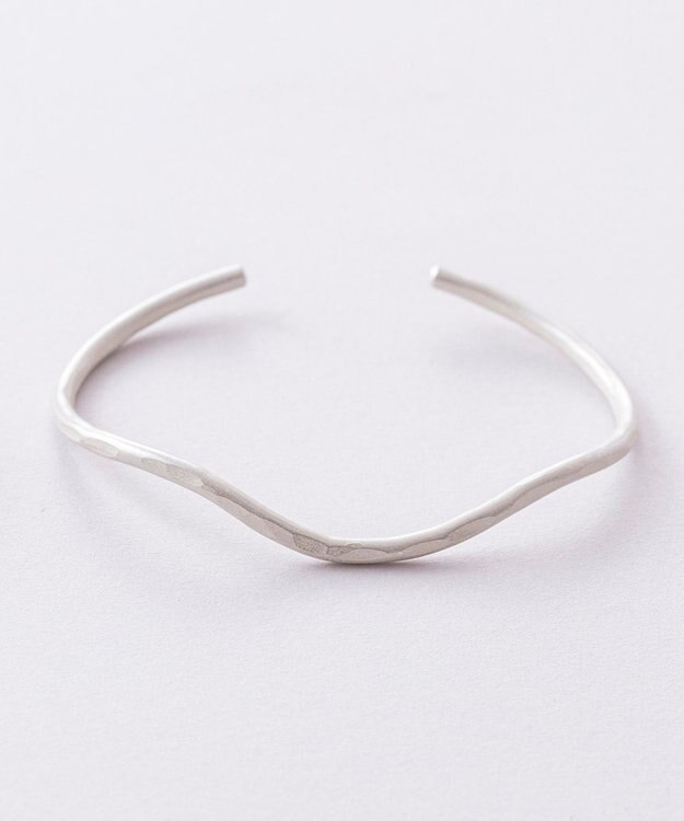 Pisceans ウェイビーラインバングル マットシルバー