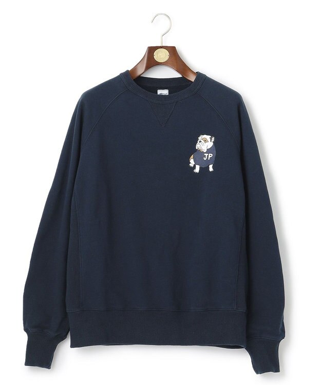 J.PRESS MEN 【Pennant Label】Sweatshirt / Bulldog ネイビー系