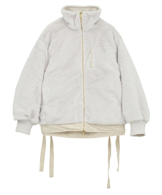 earth music&ecology リバーシブルMA-1 Light Beige