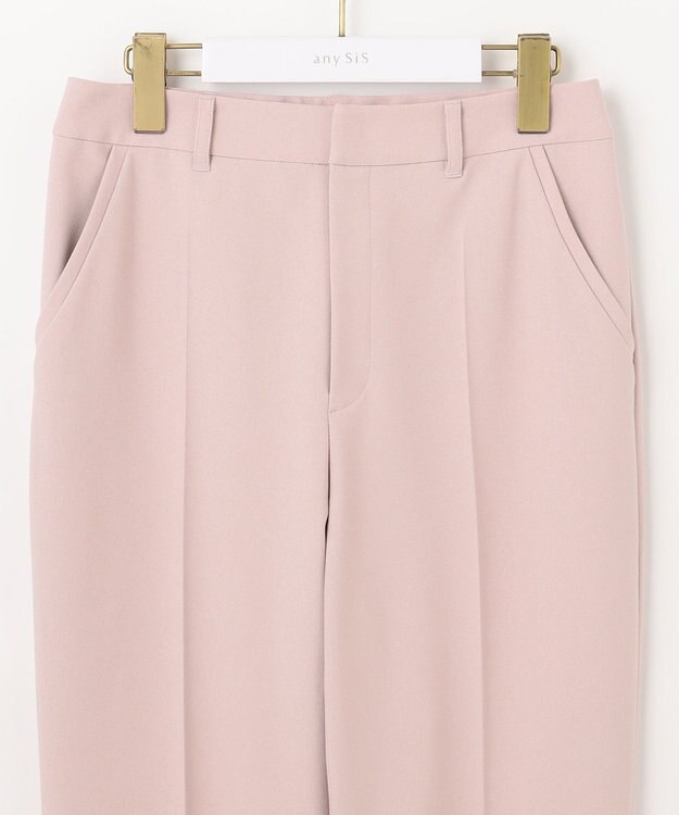 ANY SIS 【洗える】褒めらレディテーパード パンツ 【WEB・一部店舗限定】ピンク