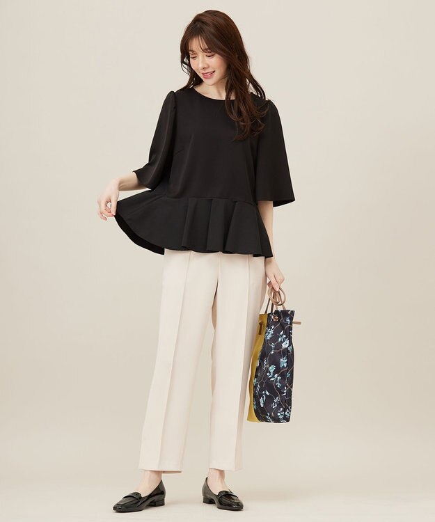 ANY SIS 【撥水・接触冷感・UVカット】コンフォートイージー テーパードパンツ アイボリー