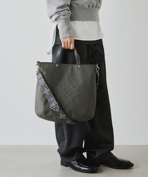 russet 《15か月連続！ブランド月間ランキング1位》コーデュラナイロン2WAYトートバッグ(CE-1404-WEB) Gray