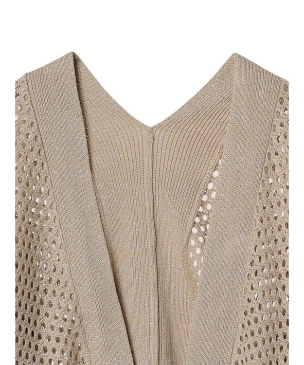 earth music&ecology メッシュボレロ Beige