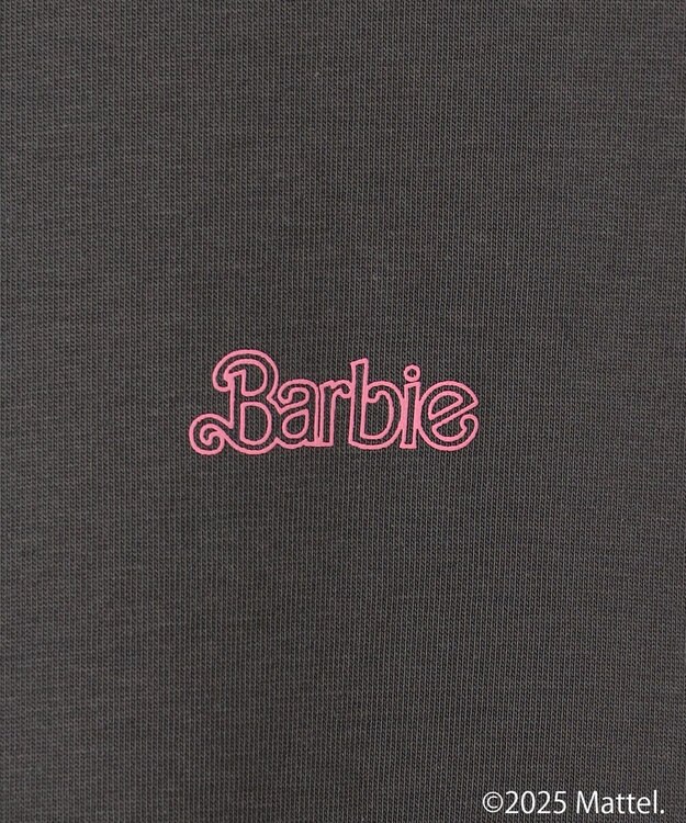 ANY 【Barbie(TM)】フリルTシャツ チャコール