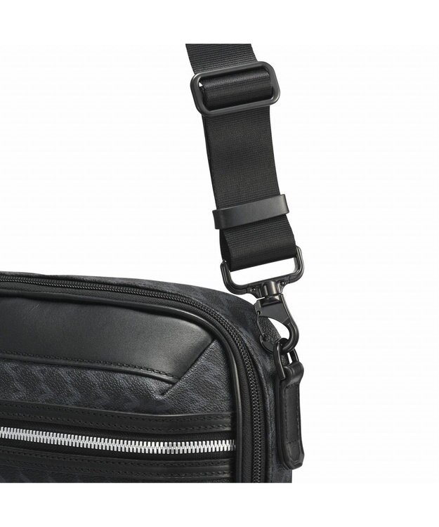 ZERO HALLIBURTON  ZH-モノグラム ショルダーバッグ 8L 670g 81522 ブラック