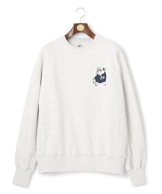 J.PRESS MEN 【Pennant Label】Sweatshirt / Bulldog ライトグレー系