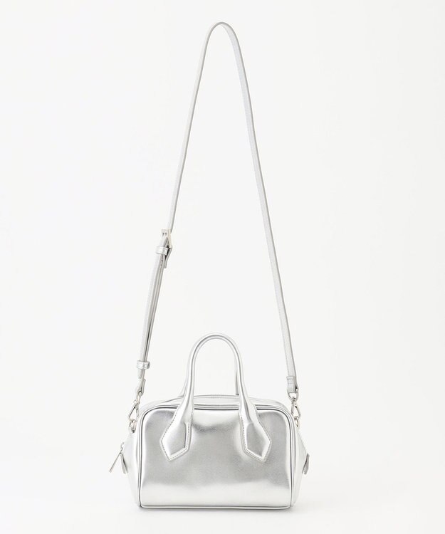 ICB ミニボストンショルダー シルバー系