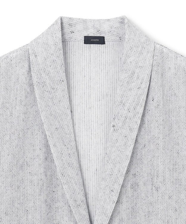 JOSEPH HOMME リネンドビージャージー　カットソージャケット ライトグレー系