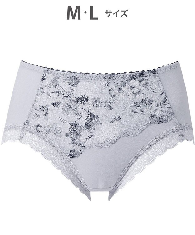 WACOAL ショーツ 【重力ケアブラ】 BXB194とペア はきこみ丈ふつう 綿混(本体) レディース PXB294 /ワコール チャコールグレー