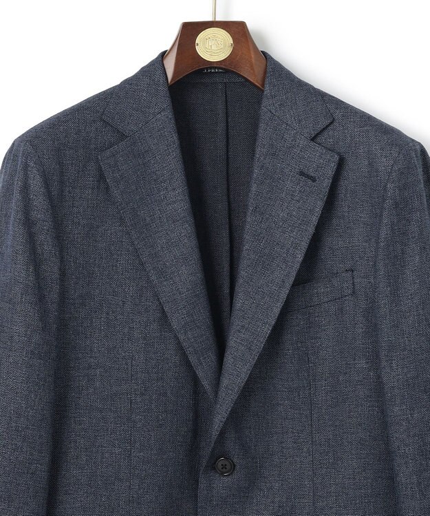 J.PRESS MEN 春夏の上質ジャケット【NEW SATGE】エレガントサマーメッシュ ジャケット ブルー系