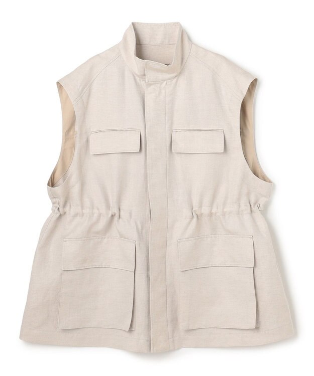 uncrave リヨセルライトリネン ミリタリージレ フラックス