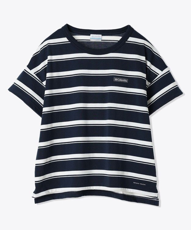 Columbia Columbia/ ウィメンズクラウドアベニューショートスリーブTシャツ /コロンビア Collegiate Navy Border