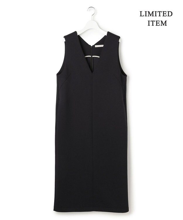 ICB 【先行予約・WEB限定】ソフトダンボール ジャンパースカートワンピース ブラック