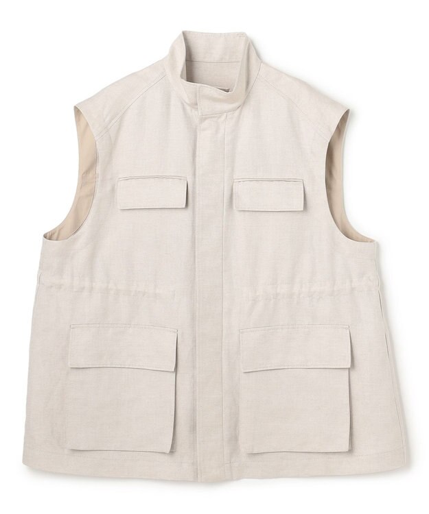 uncrave リヨセルライトリネン ミリタリージレ フラックス