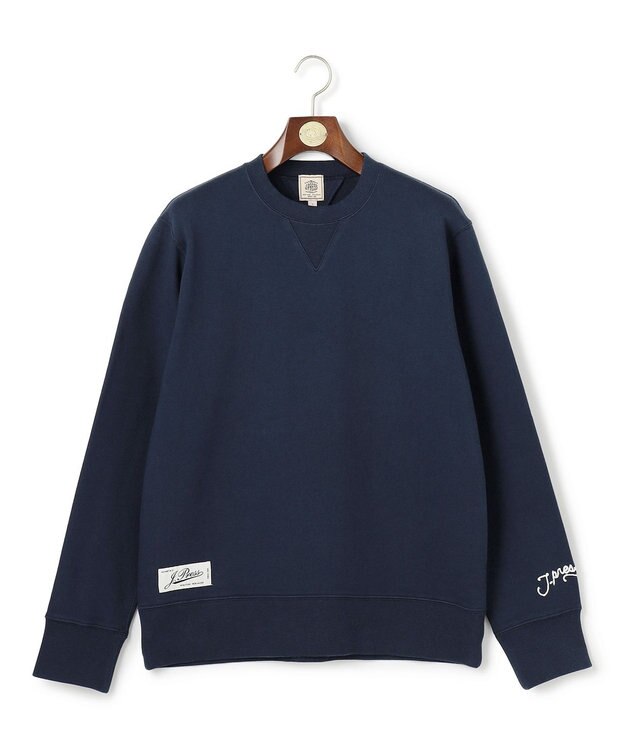 J.PRESS MEN 【NYUZELESS】ヘビーウェイト スウェットシャツ ネイビー系