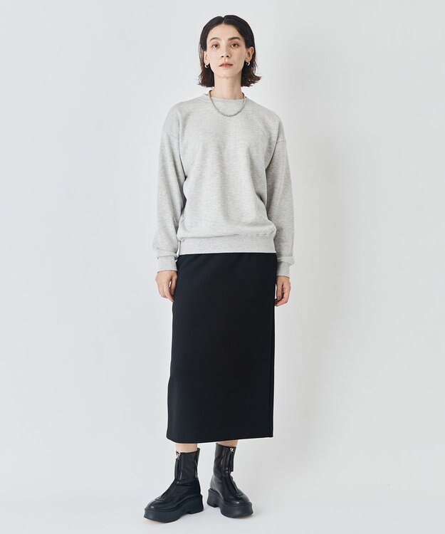 UNFILO MENS 【男女兼用】グラフィックプリント スウェットTEE [24年秋冬商品] グレー(バックプリント)