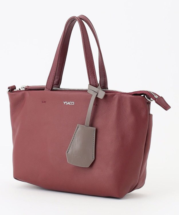 Y'SACCS イザック　イタリアンシープマルチウェイトートバッグ ワイン